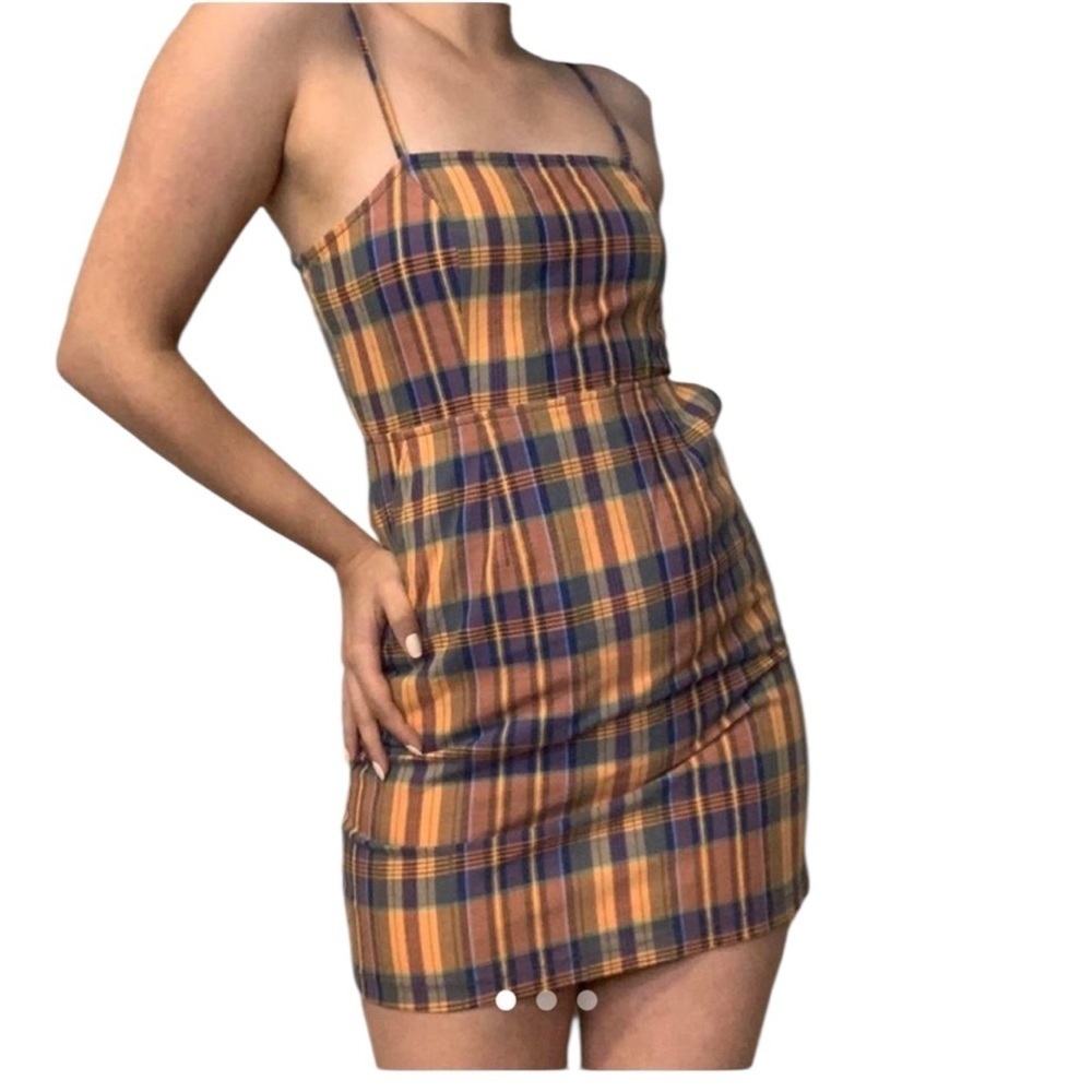 Urban Outfitters Women’s Plaid Spaghetti Strap Small Dress